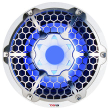 Load image into Gallery viewer, DS18 HYDRO 10" Subwoofer w/RGB Lights - 600W - White [NXL-10SUB]
