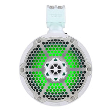Load image into Gallery viewer, DS18 Hydro 8" Neodymium Marine Towers with Built-in Passive Radiator, 1" Driver  RGB LED Light - 550 Watts (Pair) - White [NXL-X8TPNEO/WH]
