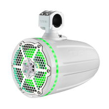 Load image into Gallery viewer, DS18 Hydro 8" Neodymium Marine Towers with Built-in Passive Radiator, 1" Driver  RGB LED Light - 550 Watts (Pair) - White [NXL-X8TPNEO/WH]

