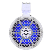 Load image into Gallery viewer, DS18 Hydro 8" Neodymium Marine Towers with Built-in Passive Radiator, 1" Driver  RGB LED Light - 550 Watts (Pair) - White [NXL-X8TPNEO/WH]
