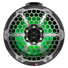 Load image into Gallery viewer, DS18 HYDRO 8" Compact Wakeboard Pod Tower w/RGB Light - 375W - Black Carbon Fiber [CF-PS8]
