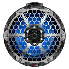 Load image into Gallery viewer, DS18 HYDRO 8" Compact Wakeboard Pod Tower w/RGB Light - 375W - Black Carbon Fiber [CF-PS8]

