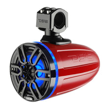 Load image into Gallery viewer, DS18 X Series HYDRO 8" Wakeboard Pod Tower Speaker w/RGB LED Light - 375W - Red [NXL-X8TP/RD]

