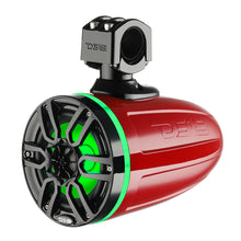 Load image into Gallery viewer, DS18 X Series HYDRO 8" Wakeboard Pod Tower Speaker w/RGB LED Light - 375W - Red [NXL-X8TP/RD]
