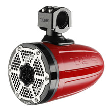 Load image into Gallery viewer, DS18 6.5" Neodymium Marine Towers w/Built-in Passive Radiator, 1" Driver  RGB LED Light - 450 Watts (Pair) - Red [NXL-X6TPNEO/RD]
