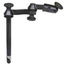Load image into Gallery viewer, RAM Mount RAM 12" Upper Pole with Double Swing Arms  Round Plate [RAM-VP-SW1-12]
