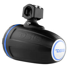 Load image into Gallery viewer, DS18 HYDRO 1.75" Driver Wakeboard Pod Tower Speaker w/Integrated RGB LED Lights - Black - 900W [NXL-XDT/BK]
