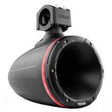 Load image into Gallery viewer, DS18 HYDRO 1.75" Driver Wakeboard Pod Tower Speaker w/Integrated RGB LED Lights - Black - 900W [NXL-XDT/BK]
