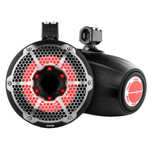 Load image into Gallery viewer, DS18 HYDRO 10" Neodymium Marine Towers w/Built-In Passive Radiator, 1" Driver  RGB LED Lights - 900W - Black [NXL-X10TPNEO/BK]
