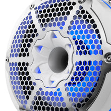 Load image into Gallery viewer, DS18 HYDRO 10" Neodymium Marine Towers w/Built-In Passive Radiator, 1" Driver  RGB LED Lights - 900W - White [NXL-X10TPNEO/WH]
