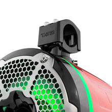 Load image into Gallery viewer, DS18 HYDRO 10&quot; Neodymium Marine Towers w/Built-In Passive Radiator, 1&quot; Driver  RGB LED Lights - 900W - Red [NXL-X10TPNEO/RD]
