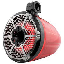 Load image into Gallery viewer, DS18 HYDRO 10&quot; Neodymium Marine Towers w/Built-In Passive Radiator, 1&quot; Driver  RGB LED Lights - 900W - Red [NXL-X10TPNEO/RD]
