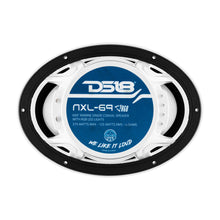 Load image into Gallery viewer, DS18 HYDRO 6 x 9" 2-Way Marine Speakers w/Integrated RGB LED Lights - 375W - White [NXL-69/WH]
