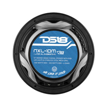 Load image into Gallery viewer, DS18 HYDRO 10" 2-Way Speakers w/Bullet Tweeter  Integrated RGB LED Lights - Black [NXL-10M/BK]
