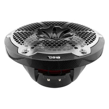 Load image into Gallery viewer, DS18 HYDRO 10" 2-Way Speakers w/Bullet Tweeter  Integrated RGB LED Lights - Carbon Fiber [CF-10M]

