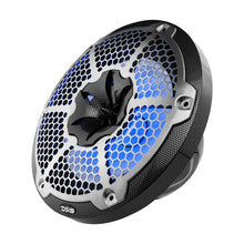 Load image into Gallery viewer, DS18 HYDRO 10" 2-Way Speakers w/Bullet Tweeter  Integrated RGB LED Lights - Carbon Fiber [CF-10M]
