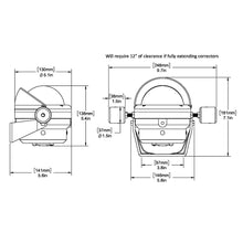 Load image into Gallery viewer, Ritchie HB-845 Helmsman Steel Boat Compass - Bracket Mount - Black [HB-845]
