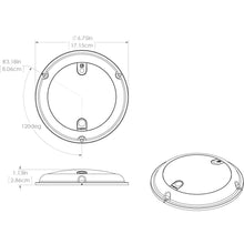Load image into Gallery viewer, Lumitec TouchDome - Dome Light - Polished SS Finish - 2-Color White/Blue Dimming [101097]
