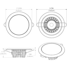 Load image into Gallery viewer, Lumitec Mirage - Flush Mount Down Light - Glass Finish/Polished SS Bezel - Warm White Dimming [113119]
