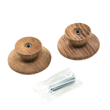 Load image into Gallery viewer, Whitecap Teak Round Drawer Knob - 2" - 2 Pack [60120-A]
