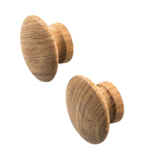 Load image into Gallery viewer, Whitecap Teak Round Drawer Knob - 2" - 2 Pack [60120-A]
