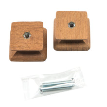 Load image into Gallery viewer, Whitecap Teak Square Drawer Knob - 1-1/8" - 2 Pack [60130-A]
