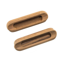 Load image into Gallery viewer, Whitecap Teak Oblong Drawer Pull - 4-1/16"L - 2 Pack [60124-A]
