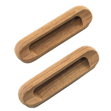 Load image into Gallery viewer, Whitecap Teak Oblong Drawer Pull - 4-1/16"L - 2 Pack [60124-A]
