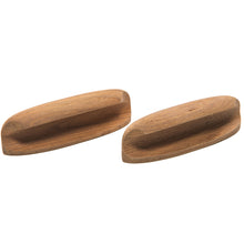 Load image into Gallery viewer, Whitecap Teak Oval Drawer Pull - 4"L - 2 Pack [60147-A]
