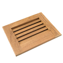 Load image into Gallery viewer, Whitecap Teak Louvered Insert - 7-1/2" x 9-1/8" x 3/4" [60712]
