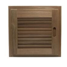 Load image into Gallery viewer, Whitecap Teak Louvered Door &amp; Frame - Right Hand - 15" x 15" [60722]

