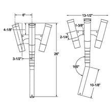 Load image into Gallery viewer, TACO Olympic 5-Rod Holder Cluster [F31-0790BXY-1]

