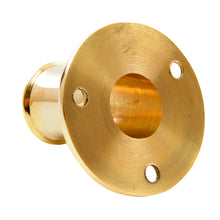 Load image into Gallery viewer, Whitecap Top-Mounted Flag Pole Socket Polished Brass - 3/4" ID [S-5001B]
