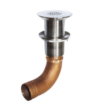 Load image into Gallery viewer, GROCO 1-1/4" Hose Barb Stainless 45 Degree Deck Drain [SCUS-1245]
