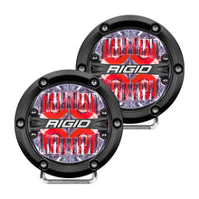 Load image into Gallery viewer, RIGID Industries 360-Series 4" LED Off-Road Fog Light Drive Beam w/Red Backlight - Black Housing [36116]
