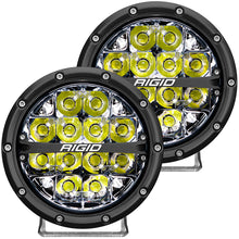 Load image into Gallery viewer, RIGID Industries 360-Series 6" LED Off-Road Fog Light Spot Beam w/White Backlight - Black Housing [36200]
