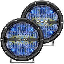 Load image into Gallery viewer, RIGID Industries 360-Series 6" LED Off-Road Fog Light Spot Beam w/Blue Backlight - Black Housing [36202]
