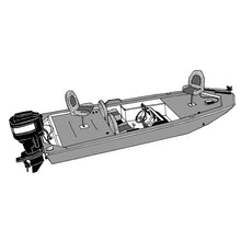 Load image into Gallery viewer, Carver Performance Poly-Guard Styled-to-Fit Boat Cover f/17.5 Jon Style Bass Boats - Shadow Grass [77817C-SG]
