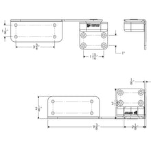 Load image into Gallery viewer, TACO Command Ratchet Hinges - 9-3/8" - Polished 316 Stainless Steel - Pair [H25-0016]
