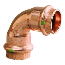 Load image into Gallery viewer, Viega ProPress 1/2" - 90 Copper Elbow - Double Press Connection - Smart Connect Technology [77317]
