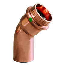 Load image into Gallery viewer, Viega ProPress 1/2" - 45 Copper Elbow - Street/Press Connection [77637]
