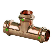 Load image into Gallery viewer, Viega ProPress 1-1/2" Copper Tee - Triple Press Connection - Smart Connect Technology [77457]
