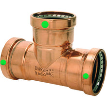 Load image into Gallery viewer, Viega ProPress 2-1/2" Copper Tee - Triple Press Connection - Smart Connect Technology [20683]
