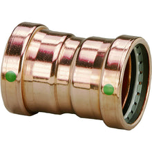 Load image into Gallery viewer, Viega ProPress 2-1/2" Copper Coupling w/Stop Double Press Connection - Smart Connect Technology [20728]
