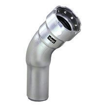 Load image into Gallery viewer, Viega MegaPress 1/2" 45 Stainless Steel 304 Elbow Street - Press Connection - Smart Connect Technology [95080]

