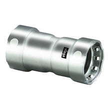 Load image into Gallery viewer, Viega MegaPress 3/4" Stainless Steel 304 Coupling w/Stop - Double Press Connection - Smart Connect Technology [95290]
