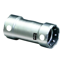 Load image into Gallery viewer, Viega MegaPress 1" Stainless Steel 304 Coupling w/o Stop - Double Press Connection - Smart Connect Technology [95320]
