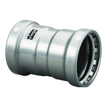 Load image into Gallery viewer, Viega MegaPress 3" Carbon Steel Coupling w/Stop w/FMK Double Press Connection - Smart Connect Technology [26675]

