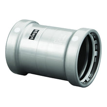 Load image into Gallery viewer, Viega MegaPress 4" Carbon Steel Coupling w/o Stop w/FMK - Double Press Connection - Smart Connect Technology [26695]
