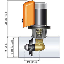 Load image into Gallery viewer, Quick Bow Thruster BTQ 140-30 30KGF - 12V - D140 - 1.5kW [FGBT14030120T00]
